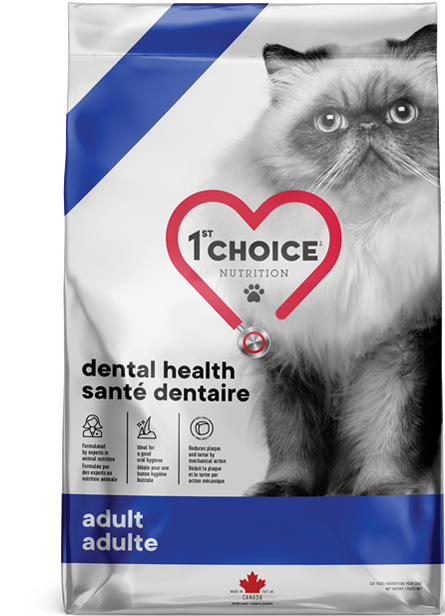 Nourriture spécialisée pour chats - Santé Dentaire - 1st Choice Canada